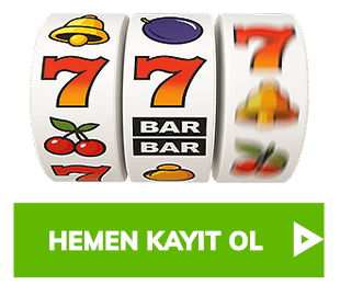 Slot makinesi görseli ile hızlı kayıt ol alanı
