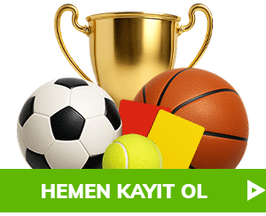 Spor temalı görsel ile hemen kayıt ol çağrısı
